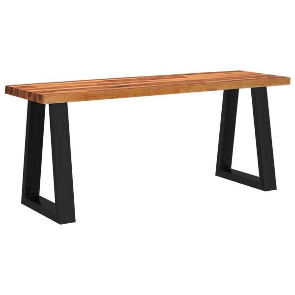 Ławka Brąz 110 cm Drewno akacjowe vidaXL