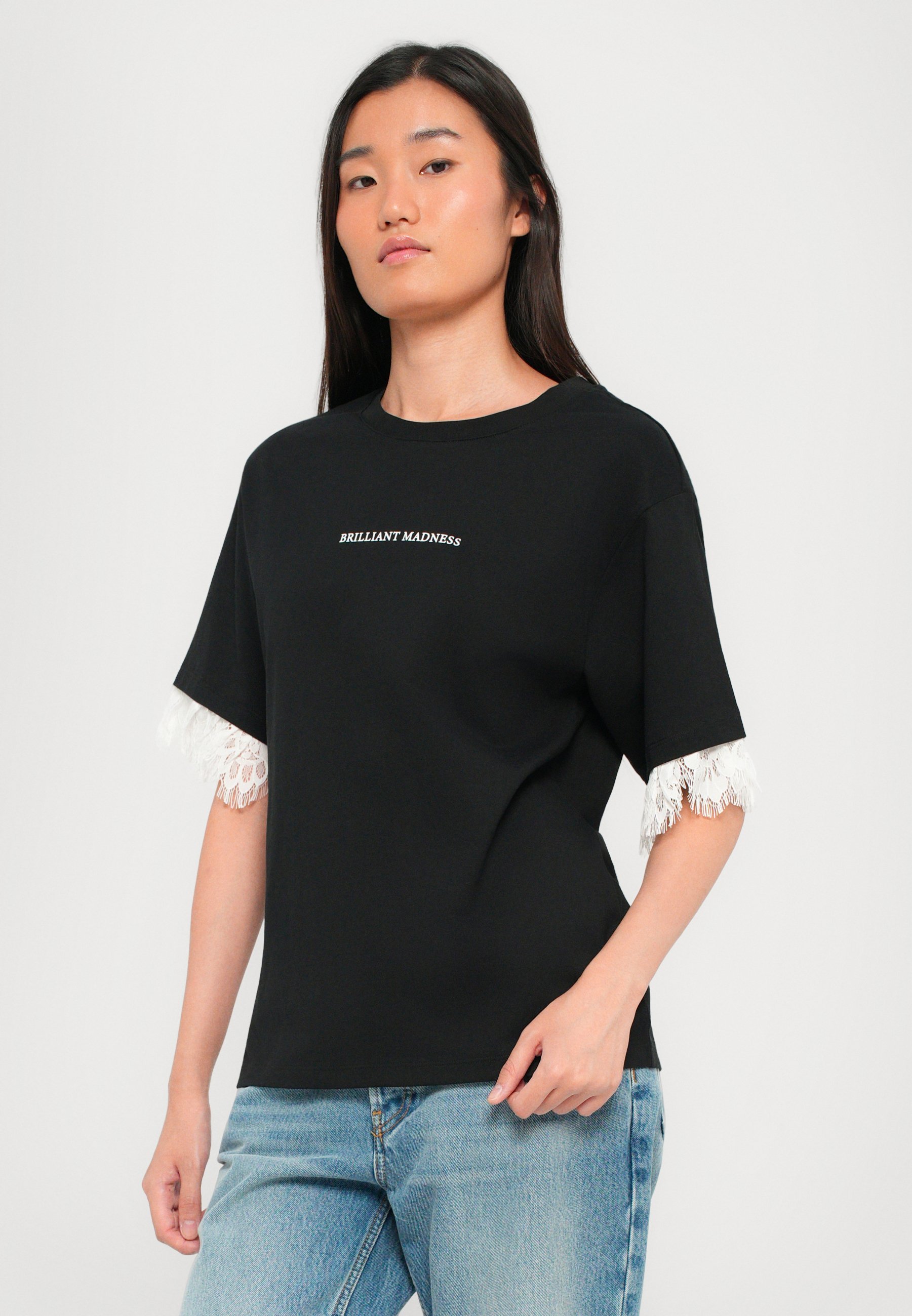 Het Kooples T-shirt met print - zwart