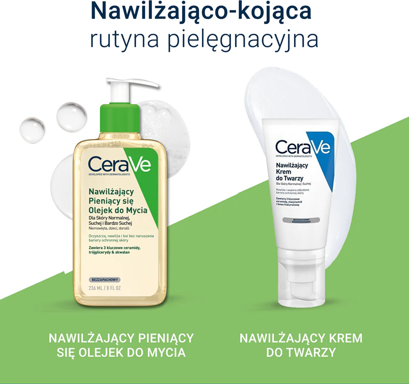 CeraVe Limpador Facial Espuma Hidratante em Óleo