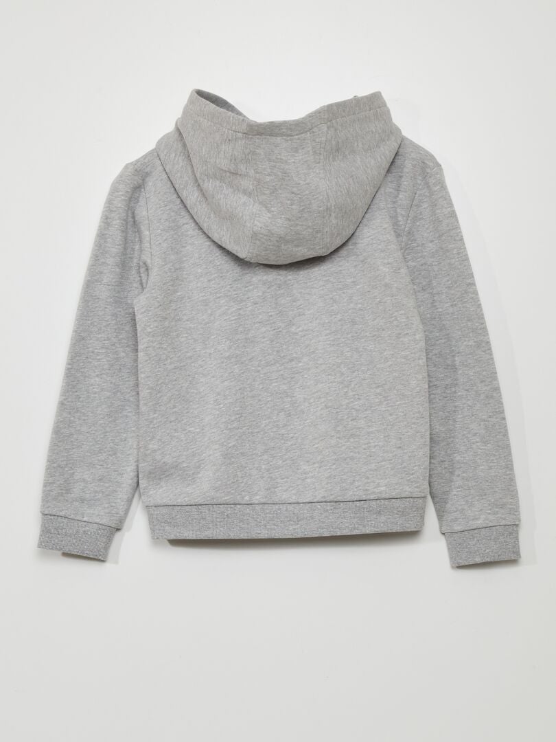 Sudadera con capucha de felpa - GRIS