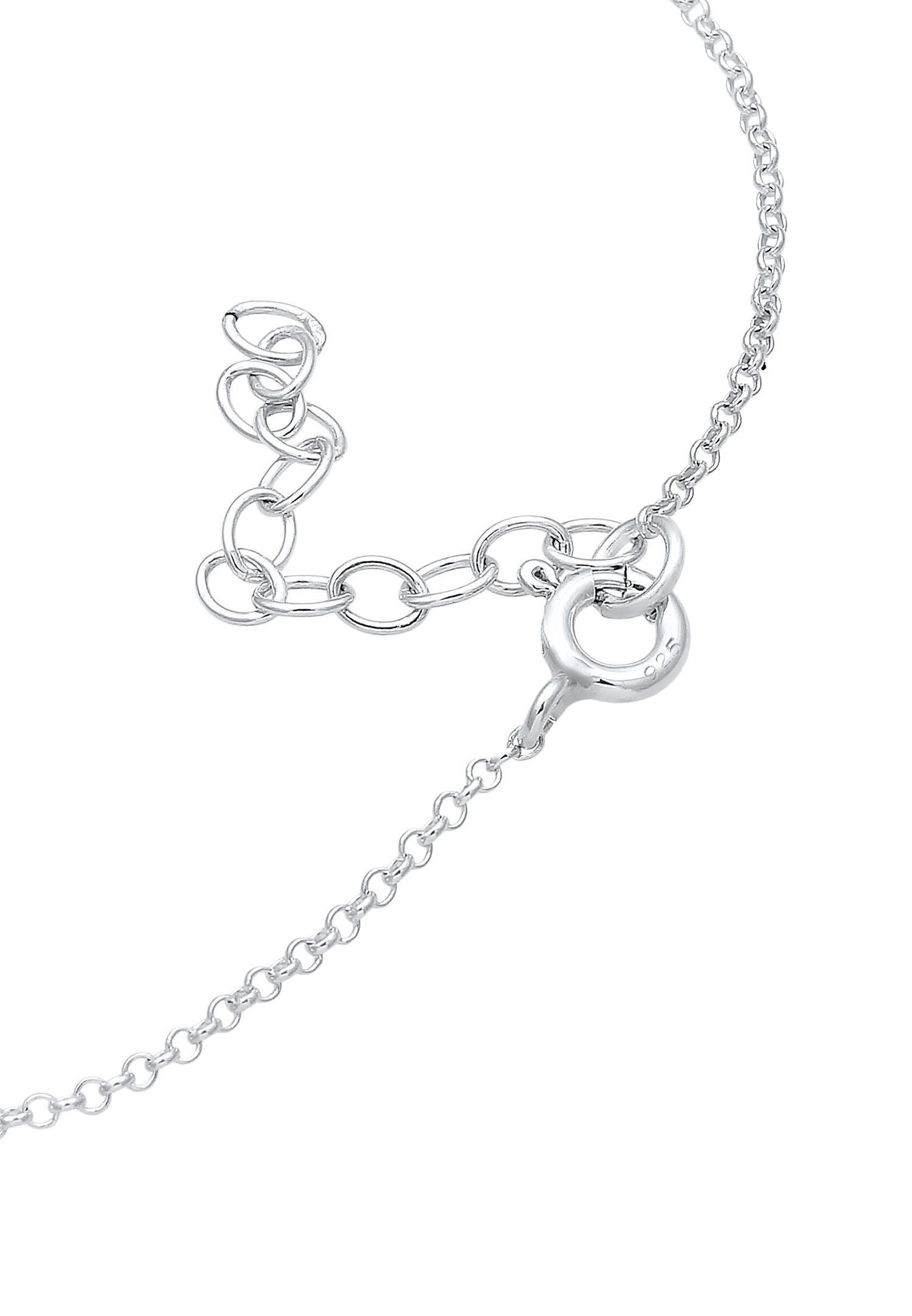 Elli Femmes bracelet cercle cristaux en argent sterling 925