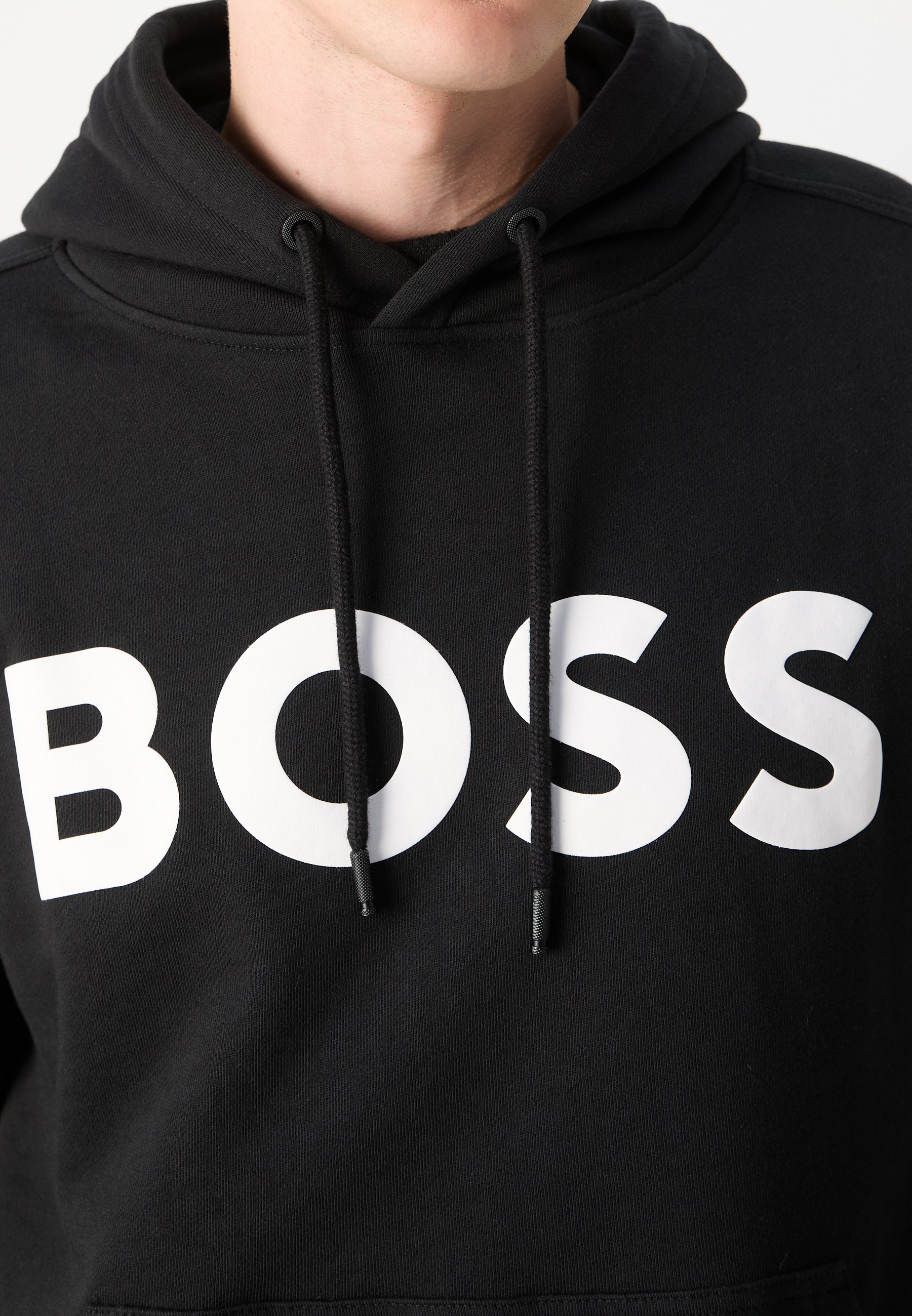 Sweat à capuche BOSS WEBASIC - Noir