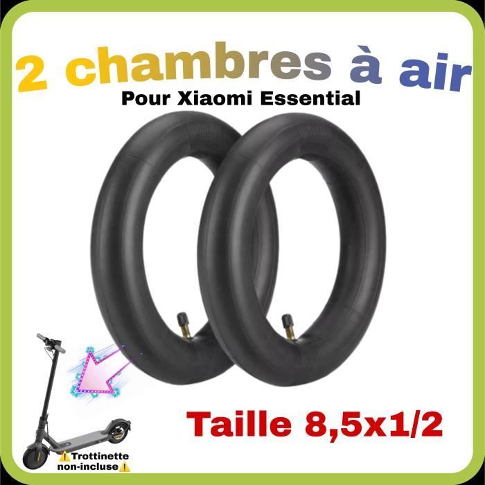 Cámara de aire para patinete eléctrico Xiaomi Essential [8,5 x 1/2] [Paquete de 2] Cámara de aire Xiaomi reforzada y gruesa de 8,5 pulgadas