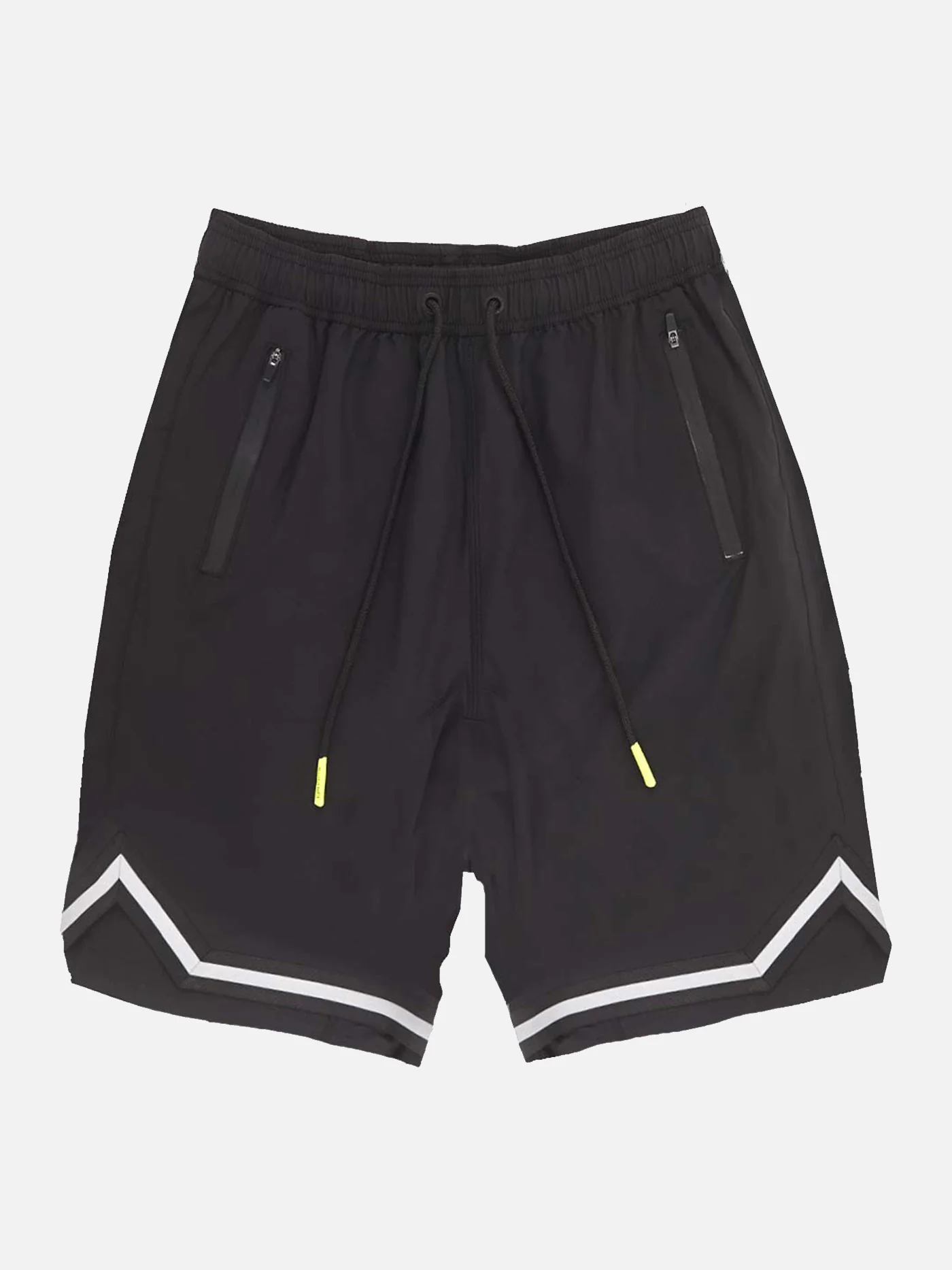 Zwart badpak in surfstijl
