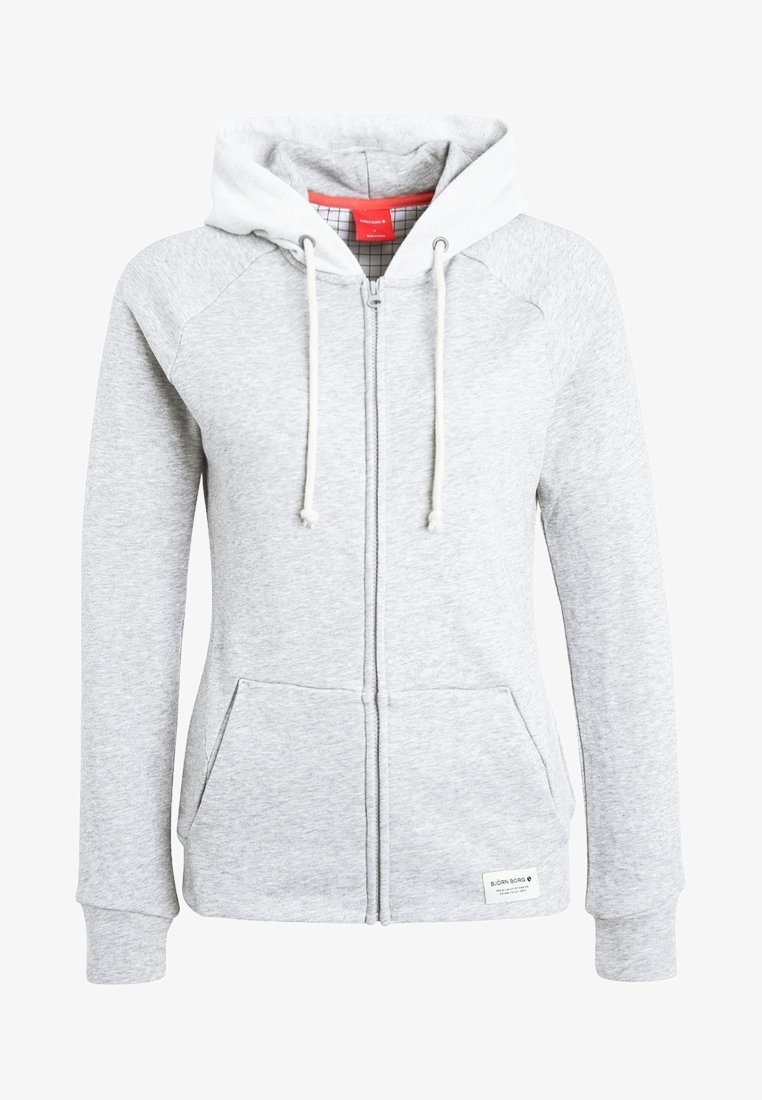Björn Borg sweatshirt met rits - lichtgrijs
