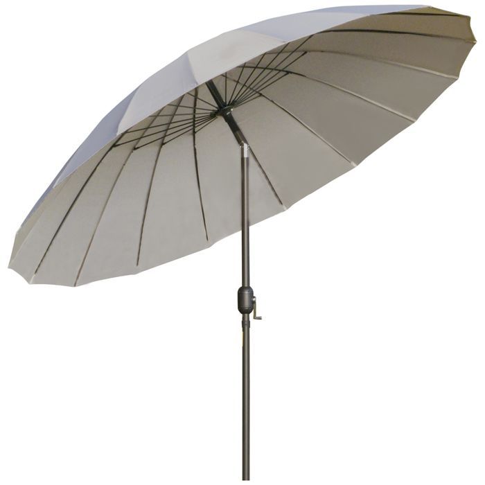 Outsunny - Sombrilla - Metal - 250x250x240cm - Gris claro