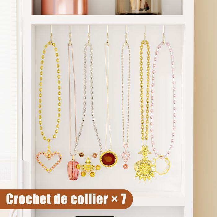 Coiffeuse Grande avec Miroir , LED Réglable, Prise et Port USB, 15 Tiroirs, 105X40X140cm，Blanc