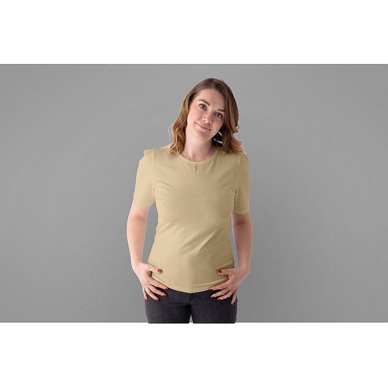 T-skjorte størrelse S-XXL beige