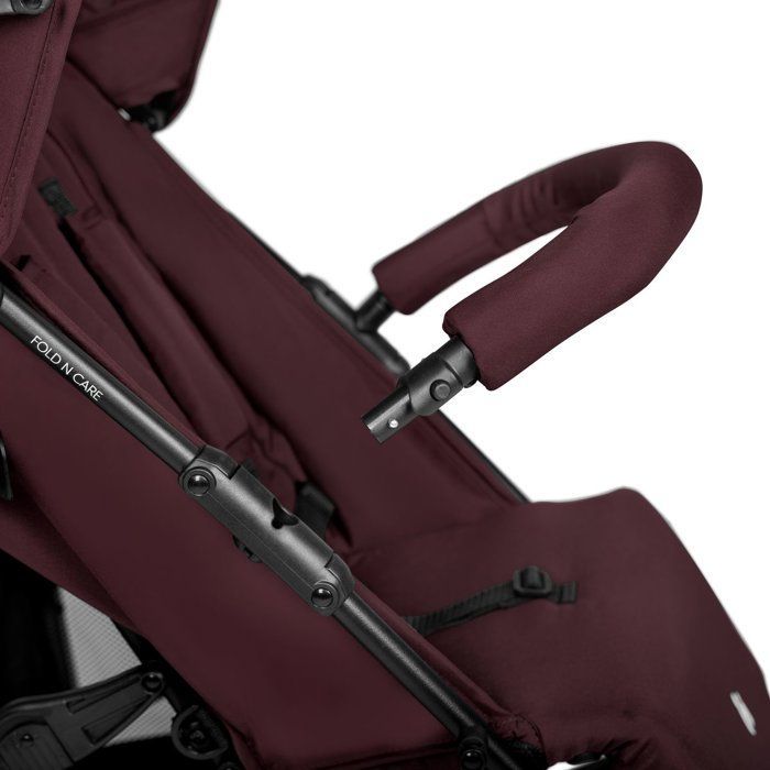 HAUCK - Passeggino con bastone - Pieghevole e pieghevole - 4 ruote - Blackberry
