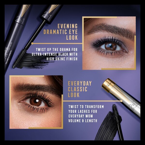 Maskara Max Factor Masterpiece 2-v-1 Lash Wow Midnight Black 7 ml
