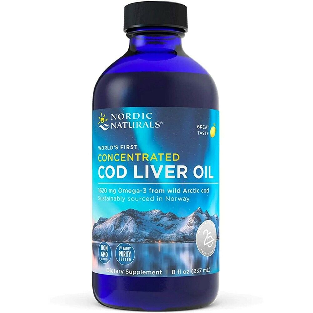 „Nordic Naturals“ koncentruotas arktinių menkių kepenų aliejus