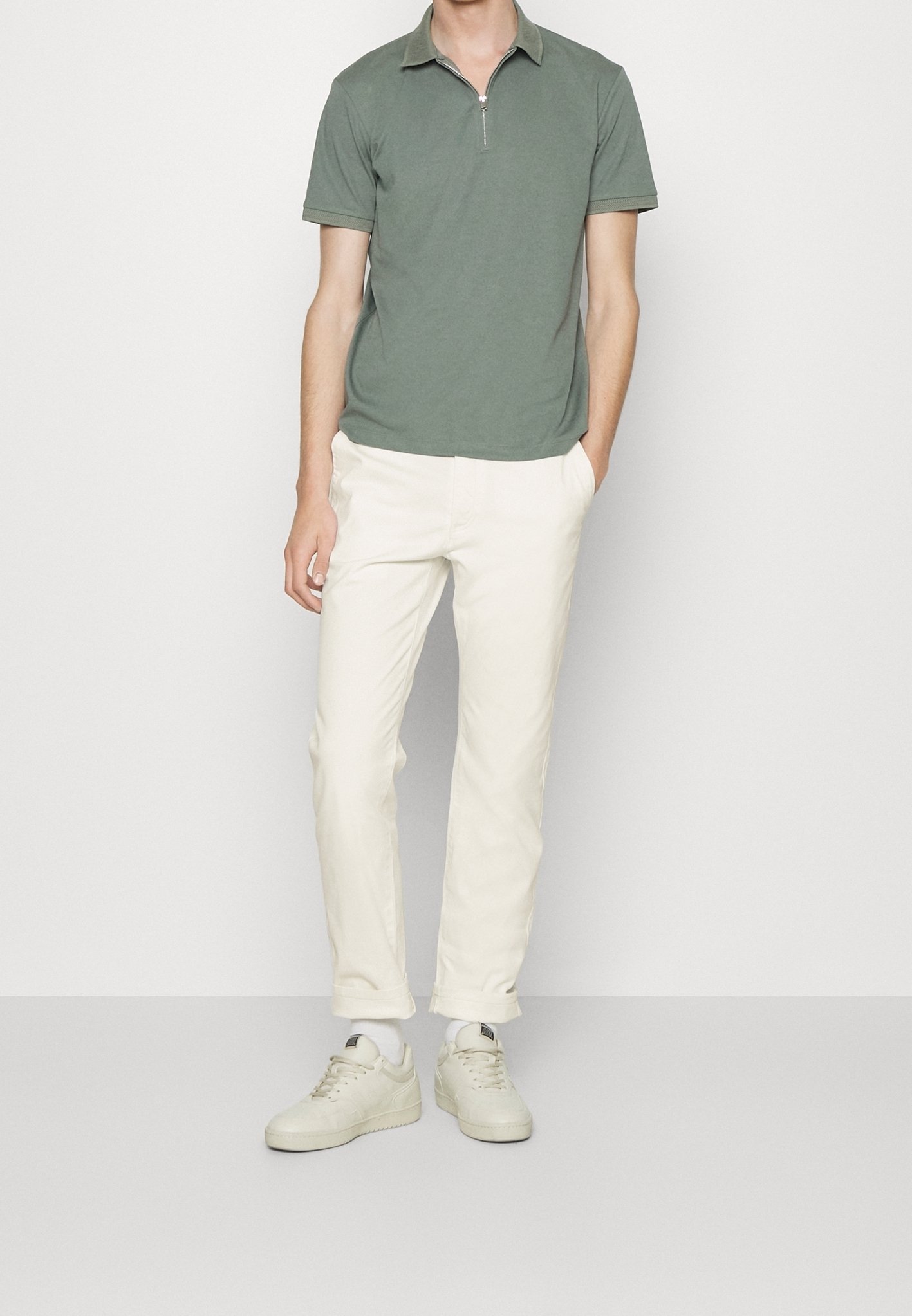 Pier One Chino kalhoty - bílé