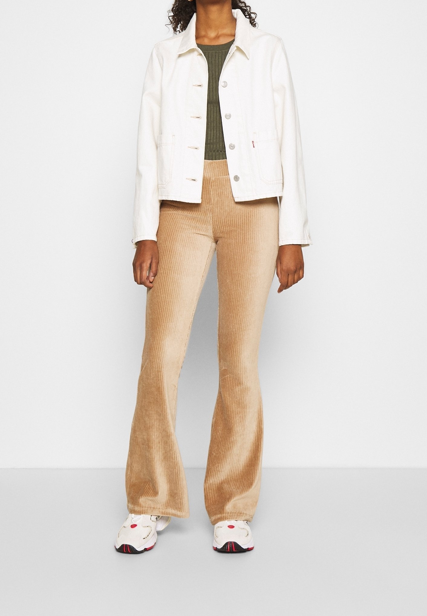 Pull pair et impair - olive