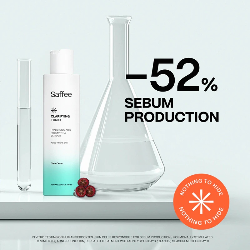 „Saffee ClearDerm“ valomasis tonikas probleminei odai