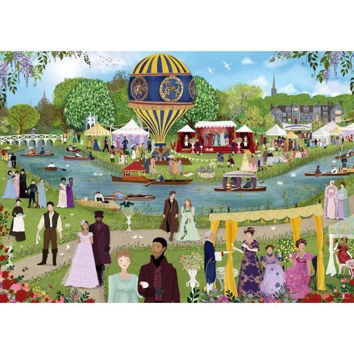 Rompecabezas de 1000 piezas - Bridgerton - 70 cm x 50 cm - Para mayores de 14 años - Ravensburger