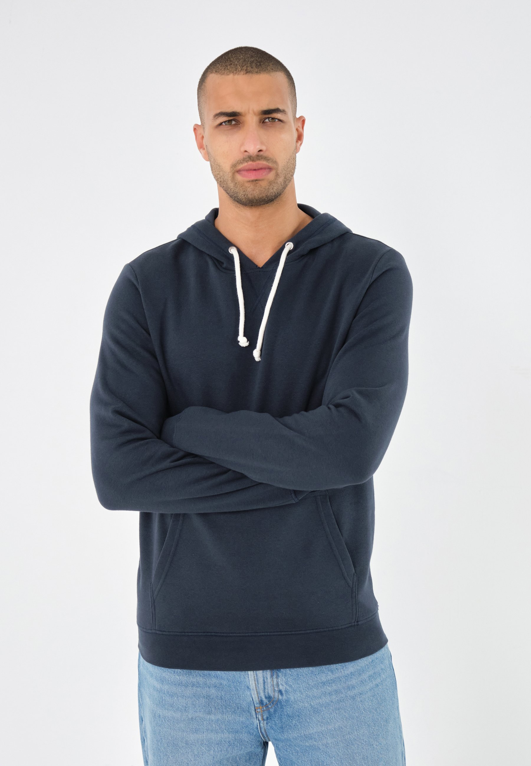 Lot de 2 sweats à capuche Pier One - bleu foncé/noir