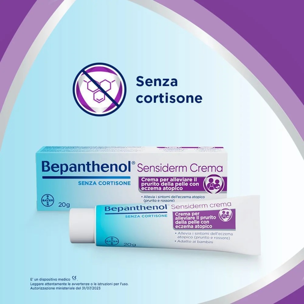 Bepanthenol Bepanthenol Sensiderm verzachtende crème 20 g Huidontsteking en jeuk