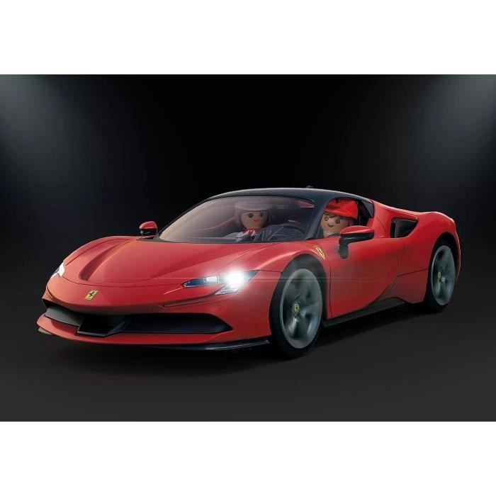 PLAYMOBIL 71020 Ferrari SF90 Stradale, Klassieke auto's, Volwassenen, Verzamelauto, 43 onderdelen