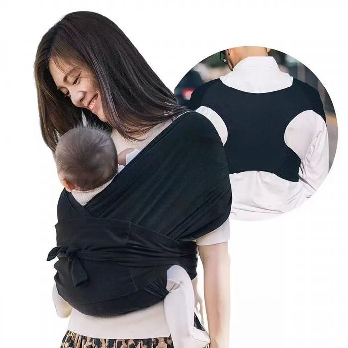Portabebés tipo fular para recién nacidos y niños pequeños, portabebés unisex con anillas ajustables, ergonómico, cómodo y seguro.