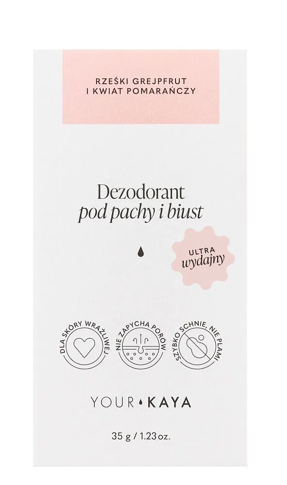 Your Kaya Deo Grejpfrut i kwiat pomarańczy Dezodorant do ciała