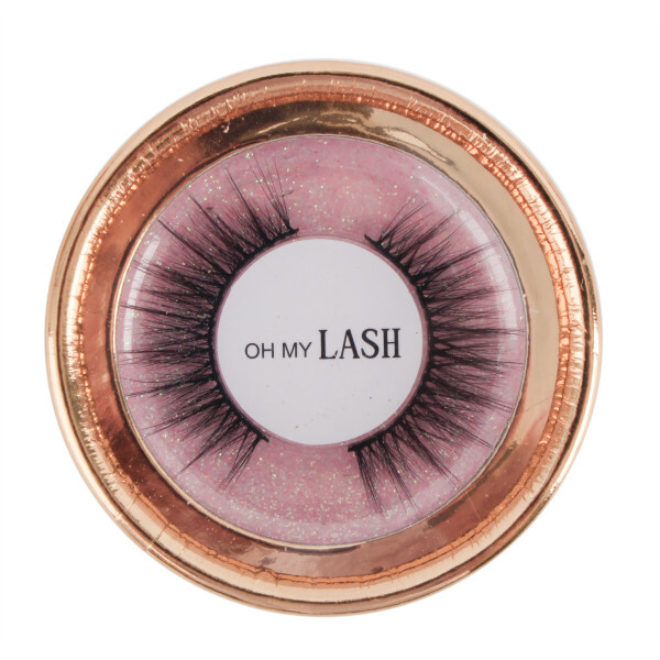 Pestañas postizas individuales Oh My Lash You de imitación de visón negro