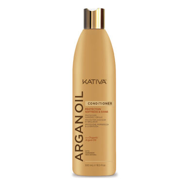 Kativa Argan Oil Protection & Shine -kosteuttava hoitoaine kuiville ja elottomille hiuksille