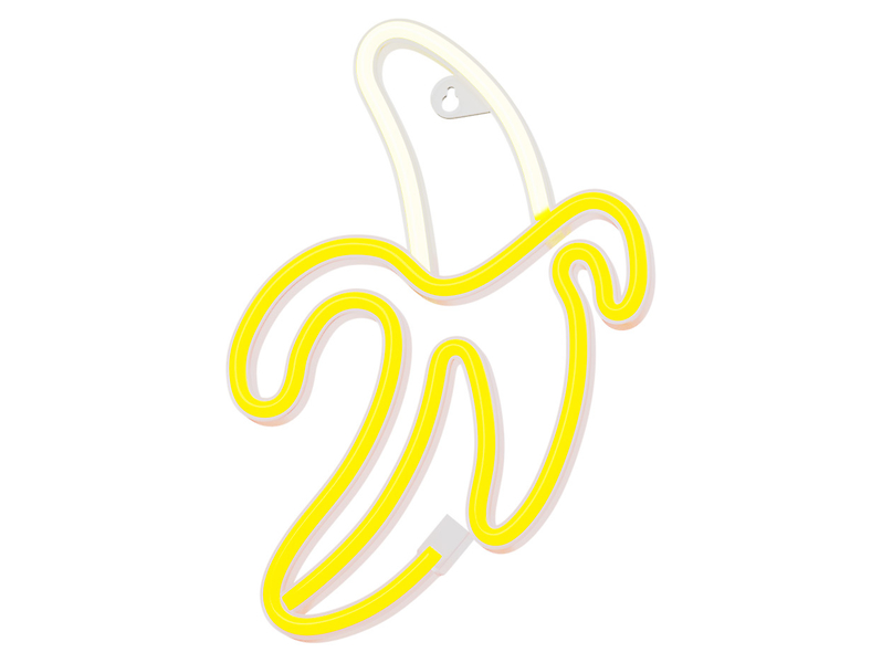Kinkiet neonowy dziecięcy Banan LED żółty