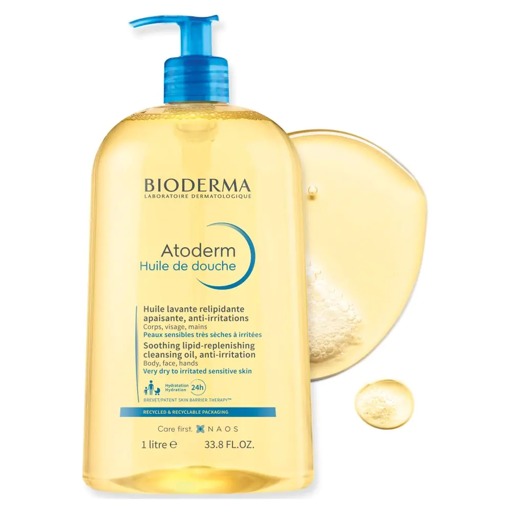 Bioderma Atoderm Huile De Douche Nawilżający olejek do kąpieli, 1000 ml