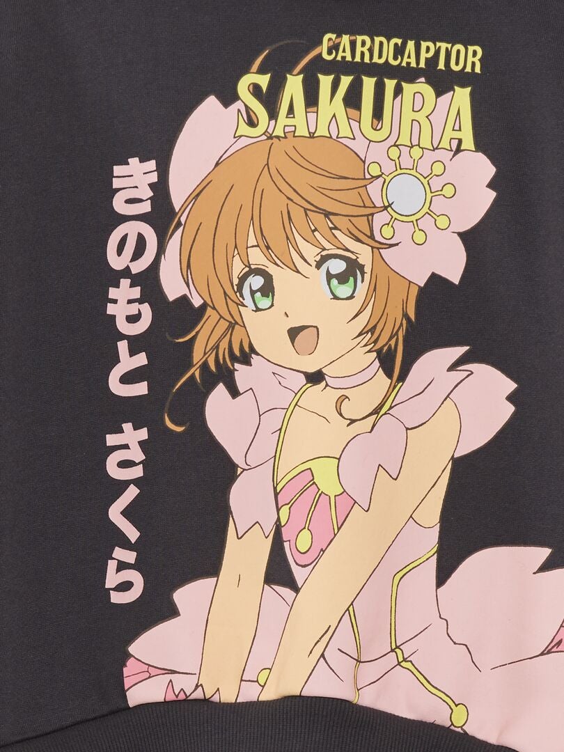 'Sakura' hoodie - ZWART