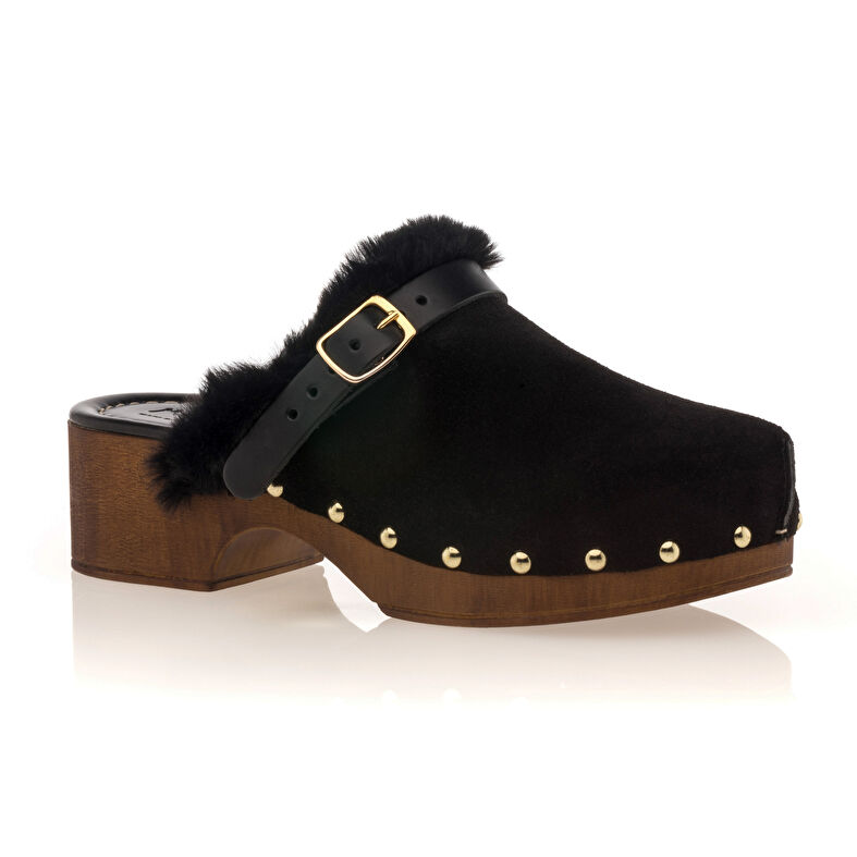 Zuecos/Males negros para mujer