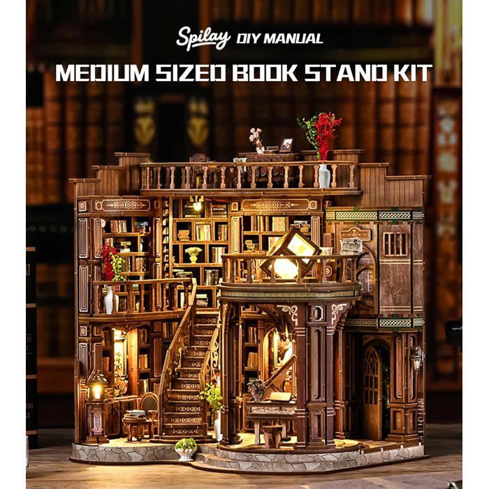 Miniatuur poppenhuis, doe-het-zelf miniatuurhuis bouwpakket, minihuismodel op schaal 1:24, ideaal cadeau voor