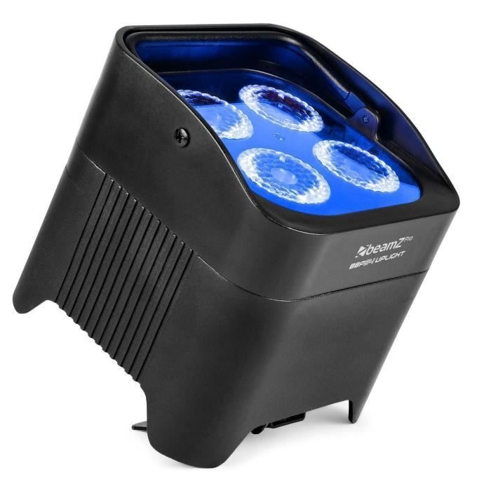 Projetor de luz ascendente LED - BEAMZ - BBP54 - 4x 12W RGBAW-UV - Bateria removível - IP65