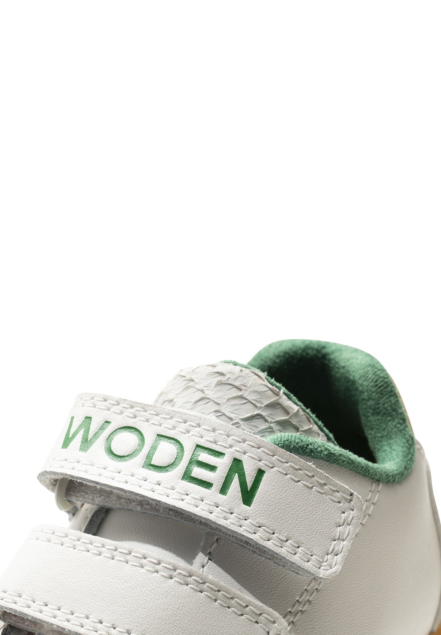 Baskets Woden BILLIE - basilic blanc