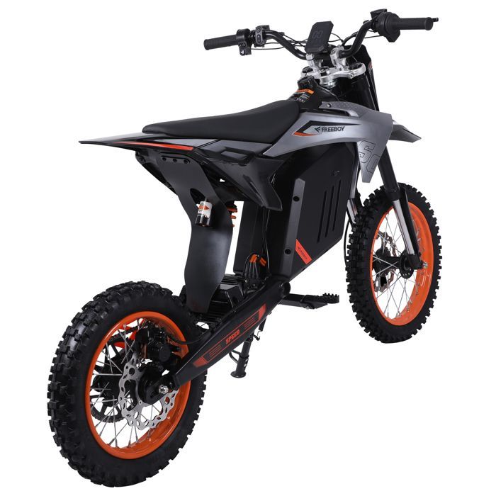Motocicleta eléctrica FREEBOY-Y88 de 3000 W: 70 km/h, batería de 48 V/30 Ah, autonomía de 70 km, carga máxima de 150 kg.