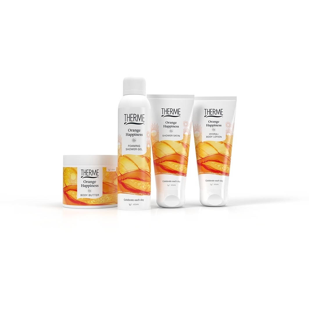 THERME Appelsiini-onnellisuusvartalovoi - 225 g