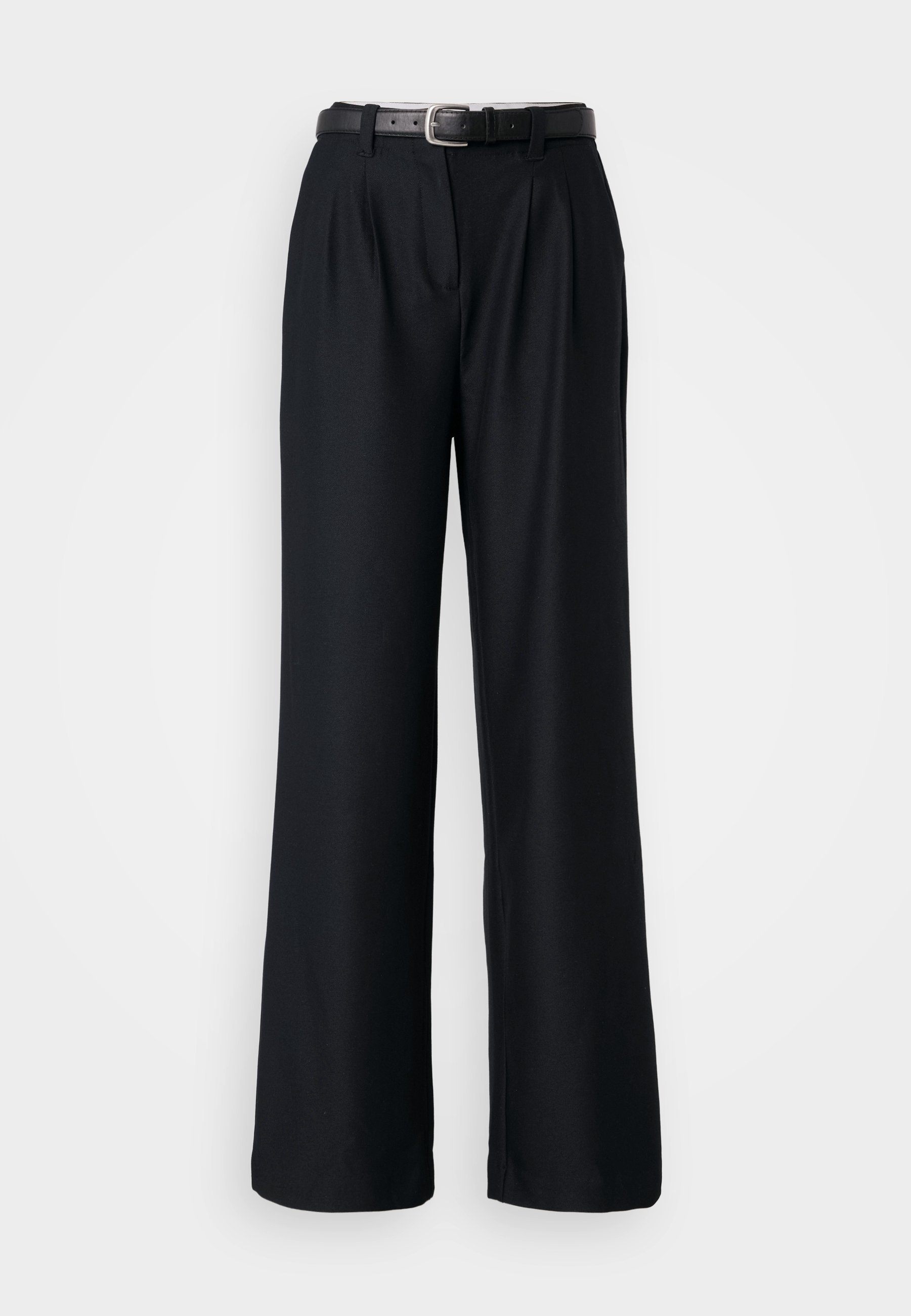 Vero Moda Tall VMSELAH WIDE BELTED PANTS - Broek - zwart