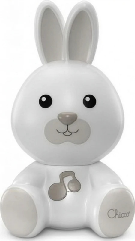 Chicco First Dreams naktinė lemputė su melodija, zuikučio formos