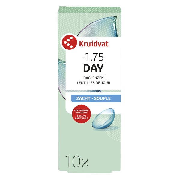 Kruidvat Opticare -1.75 Mjuka Daglinser<br>Medicinteknisk produkt - 10 stycken