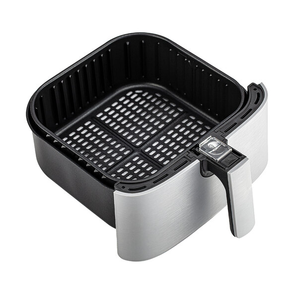 Friteuză cu aer cald premium, 5,5 l, gri