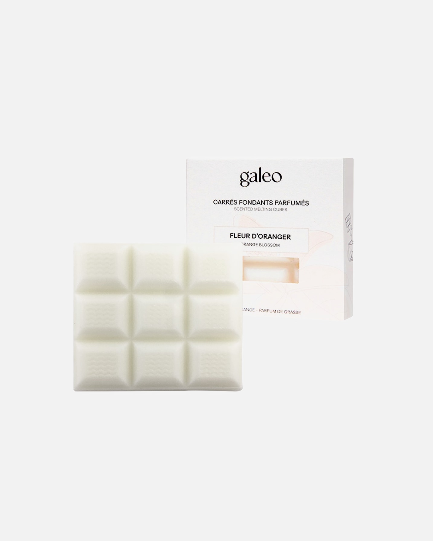 Galeo Carrés fondants parfumés fleur d'oranger