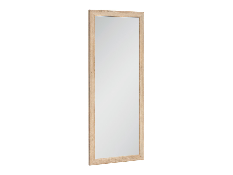 Lustro ścienne Kaspian 116x49 cm brązowe