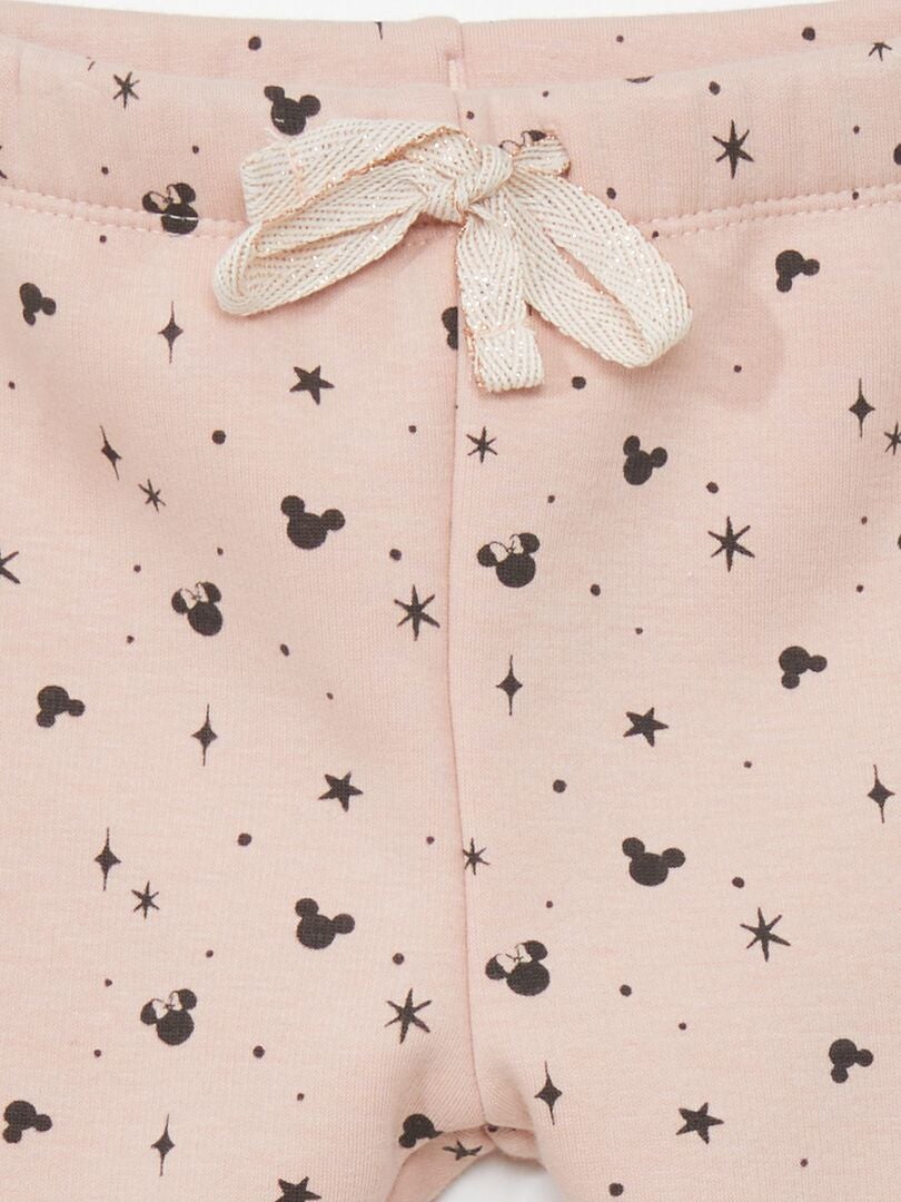 Leggings pesadas da Minnie Mouse da Disney - ROSA
