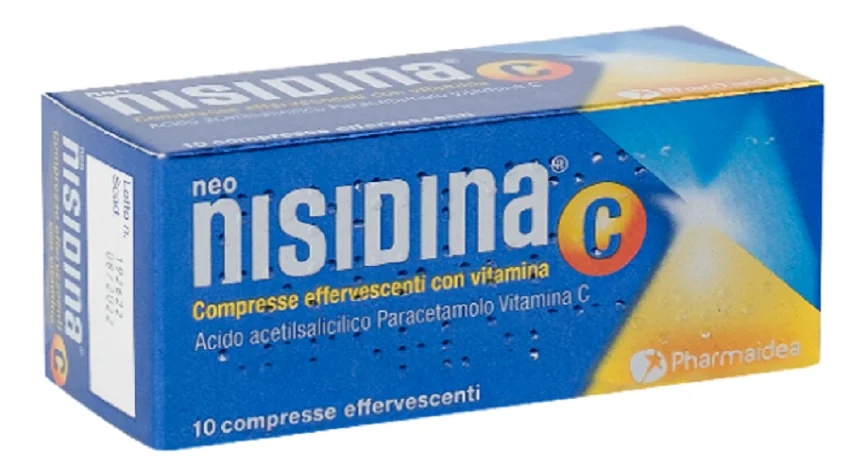 NISIDINA Neonisidina C 10 comprimés effervescents à la vitamine C contre la grippe et le rhume