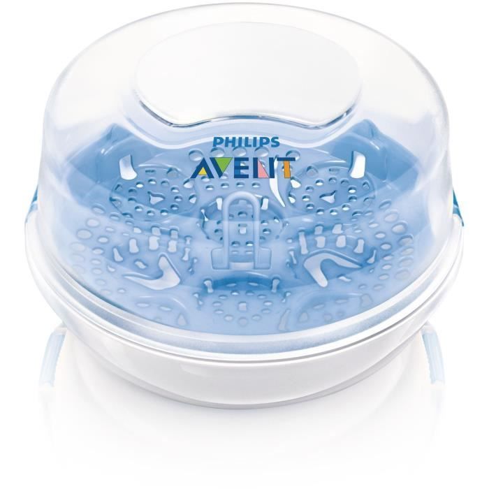 Sterilizzatore a microonde - PHILIPS AVENT - Vapore rapido - Blu/Bianco - Sterilizza in 2 minuti - Design compatto