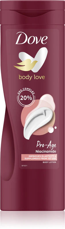 Leite corporal Dove Body Love Pro Age