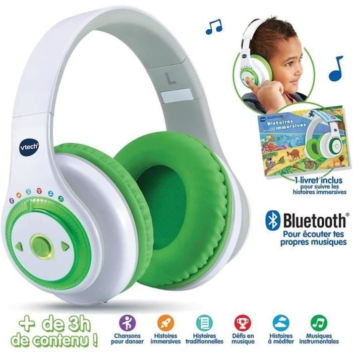 Cuffie interattive per bambini - VTECH - Kidi Audio Max - Controllo del volume - Libretto illustrato incluso