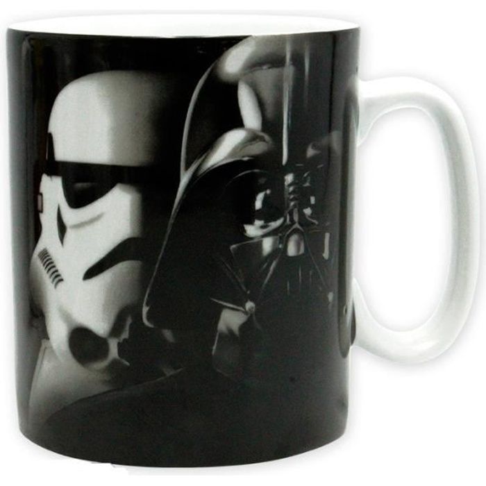 Taza de Star Wars - Taza - 460 ml - Darth Vader / Soldados - con caja - Estilo ABY