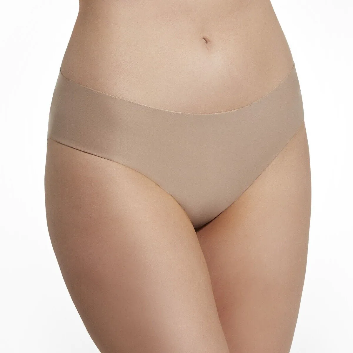 Life Figi Damskie Laserowo Cięte z Silikonem Rozm.Xl Natural