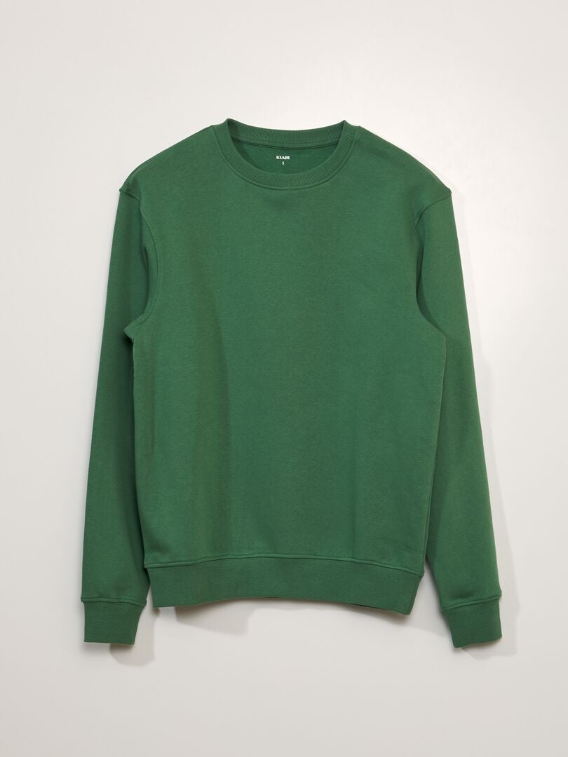 Moletom de gola redonda - VERDE