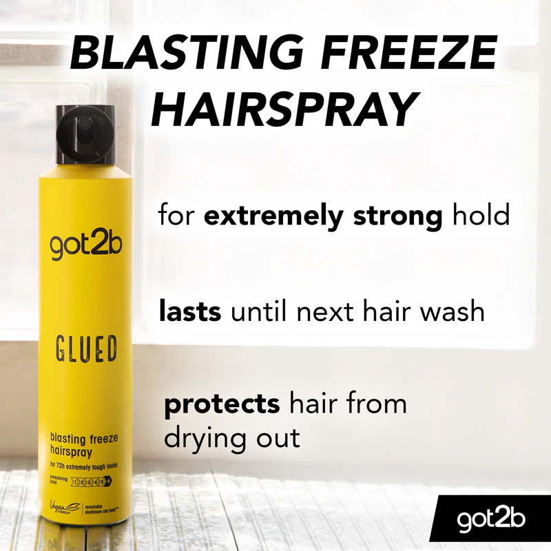 got2b Glued Blasting Freeze Haarspray met sterke fixatie
